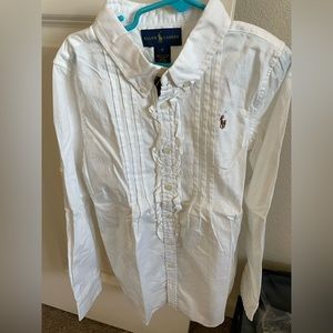 Ralph Lauren girls shirt Size 8
